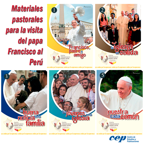 Materiales visita papa Francisco