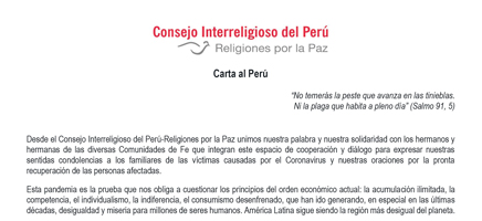 Consejo interreligioso Peru